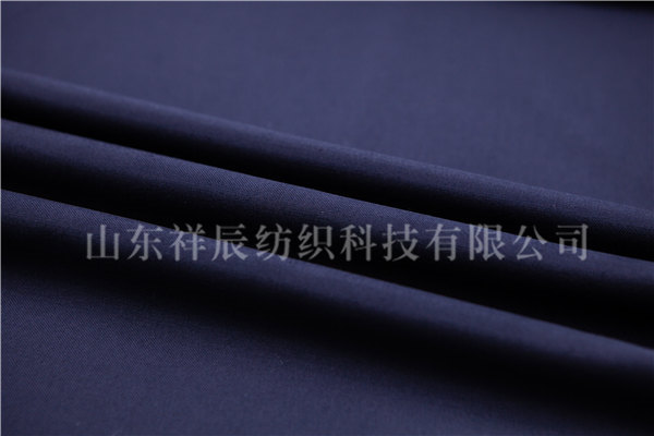 藏青高支双面哔叽70W/29.5P/0.5，100s/2*2，270g/m