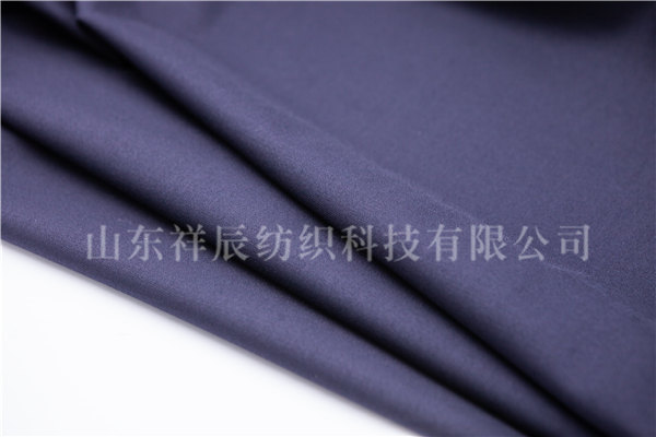 藏青弹力缎背哔叽70W/25.5P/L4/0.5，80s/2*2，360g/m