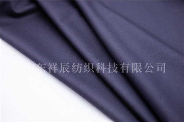 藏青弹力单面哔叽70W/25.5P/L4/0.5，80s/2*2，290g/m