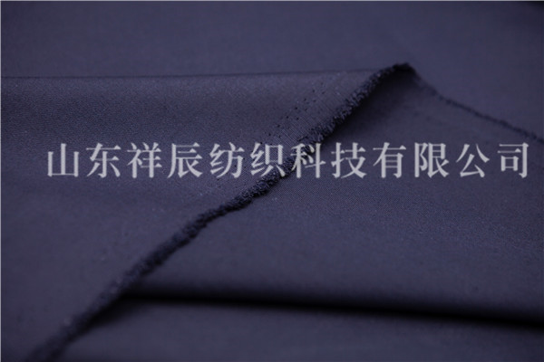 藏青缎背哔叽，T/R 80/20，380g/m